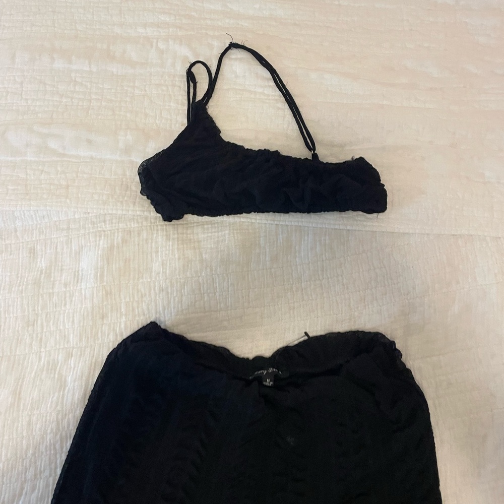Black Two-Piece Set